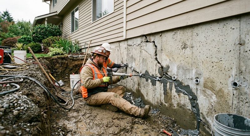 Basement Foundation Repair in Attica, MI