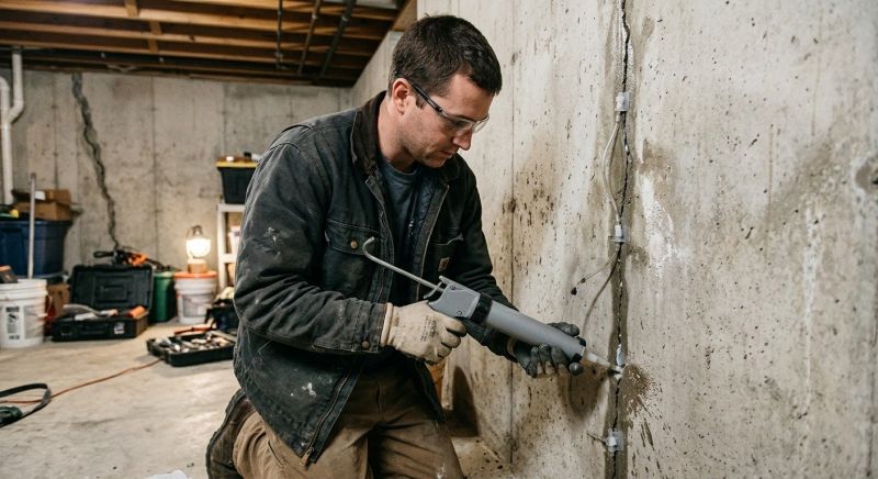 Basement Foundation Repair in Franklin, MI