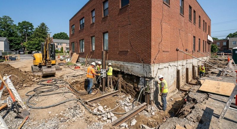 Building Foundation Repair in Clarkston, MI