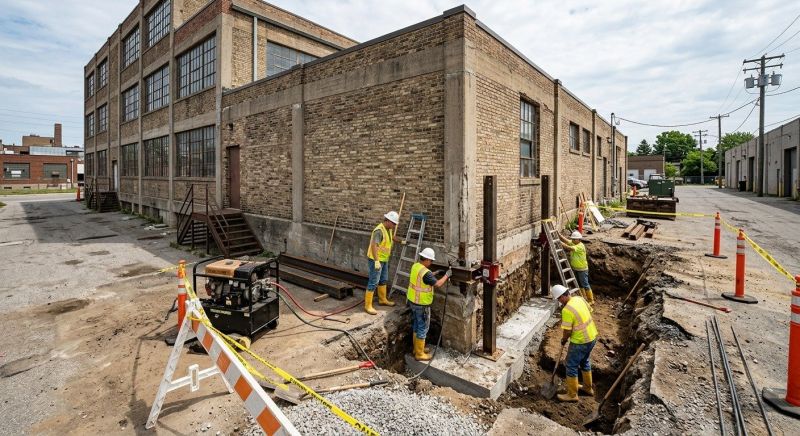 Building Foundation Repair in Fenton, MI