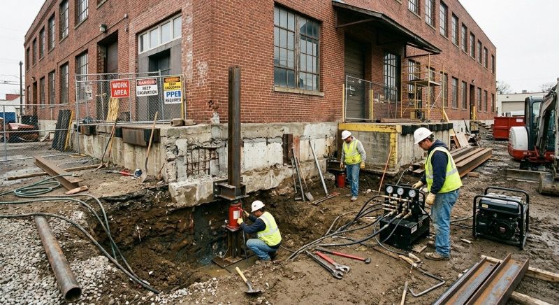 Building Foundation Repair in Sterling Heights, MI