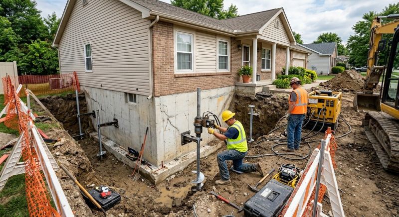 Building Foundation Repair in Washington, MI