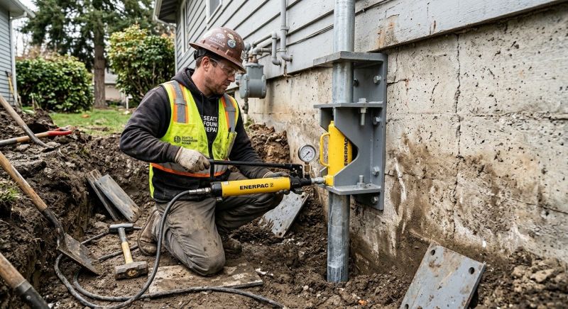Concrete Foundation Leveling in Dryden, MI