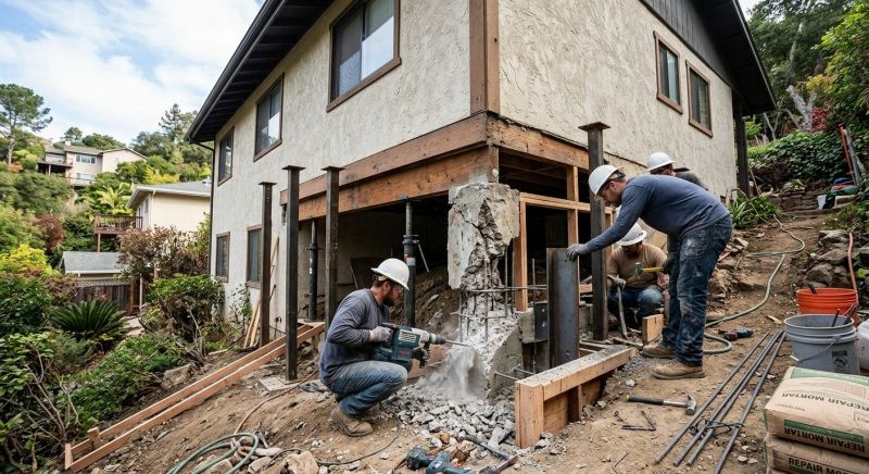 Concrete Foundation Repair in Armada, MI
