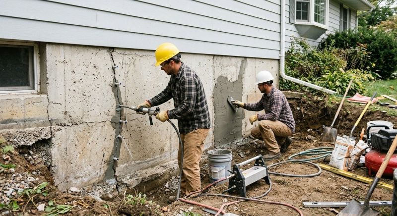Concrete Foundation Repair in Bloomfield Hills, MI