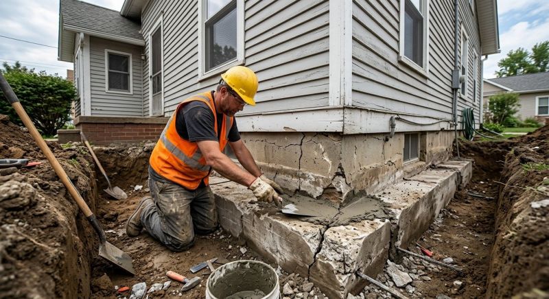 Concrete Foundation Repair in Troy, MI