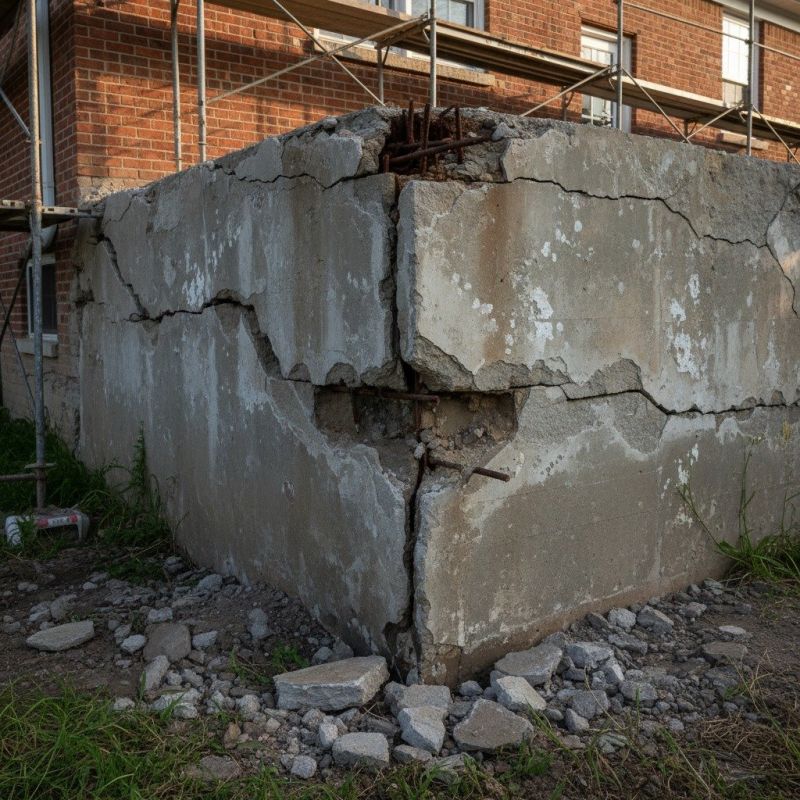 Cracked Foundation Repair in Oxford, MI