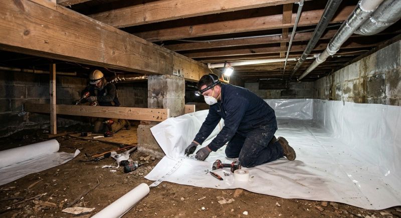 Crawl Space Leveling in Oxford, MI