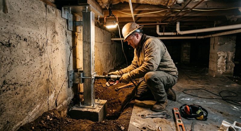 Crawlspace Foundation Repair in Davison, MI