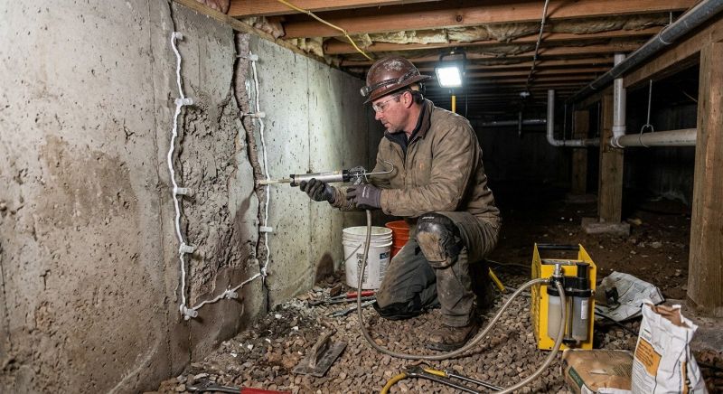 Crawlspace Foundation Repair in Fenton, MI