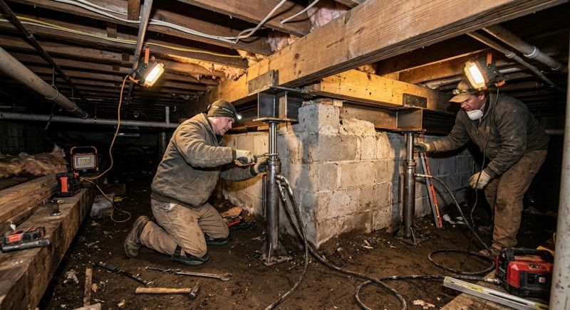 Crawlspace Foundation Repair in Sterling Heights, MI