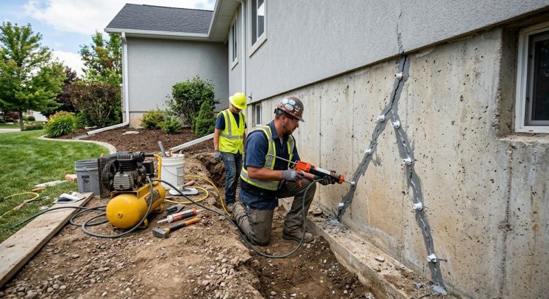 Foundation Damage Repair in Almont, MI