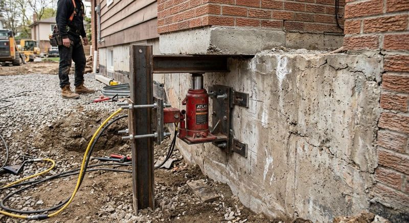 Foundation Jacking in Bloomfield Hills, MI