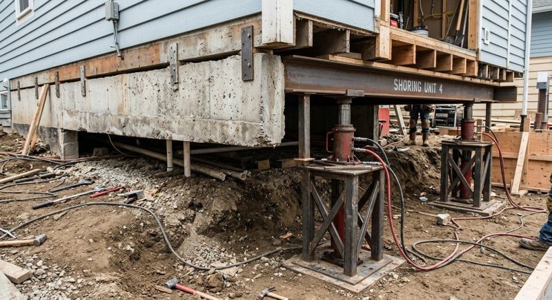 Foundation Jacking in Clinton Township, MI