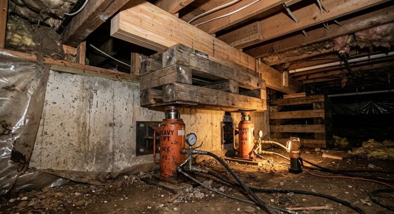 Foundation Jacking in Commerce Township, MI