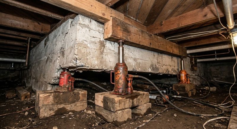 Foundation Jacking in Lapeer County, MI