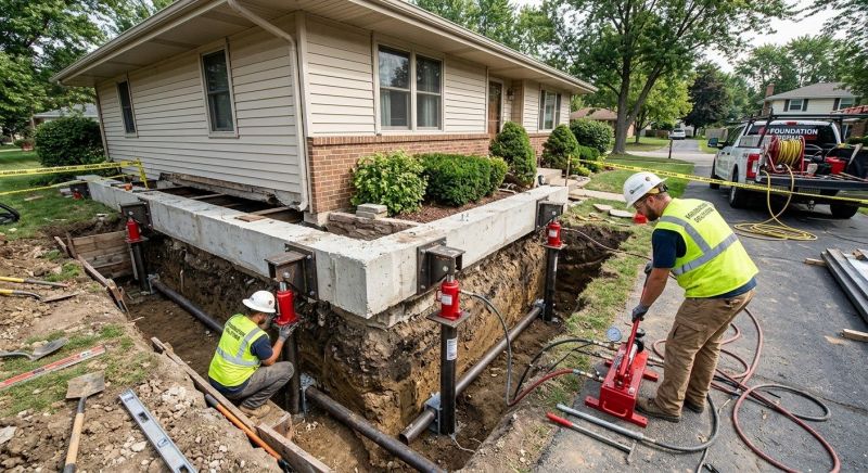 Foundation Jacking in Lapeer, MI