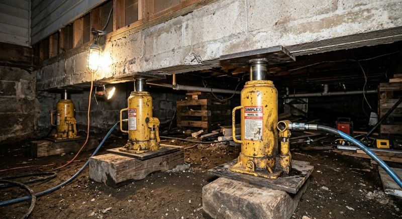 Foundation Jacking in Oxford, MI