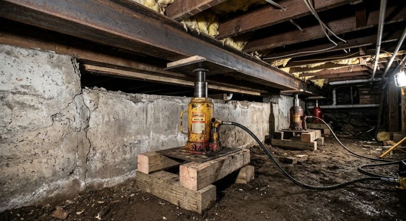 Foundation Jacking in Macomb, MI