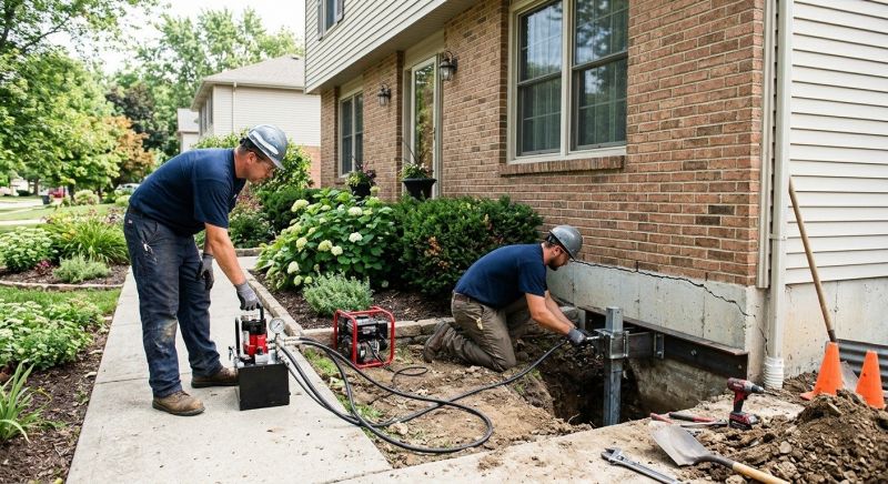 Foundation Jacking in Ortonville, MI