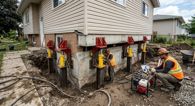 Foundation Lifting in Auburn Hills, MI