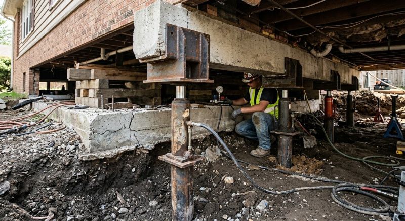 Foundation Lifting in Genesee County, MI
