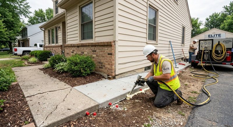 Foundation Lifting in Holly, MI