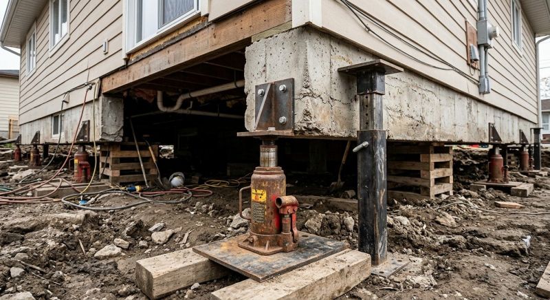 Foundation Lifting in Lake Orion, MI
