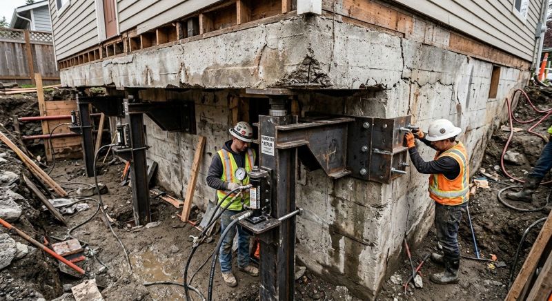 Foundation Lifting in Otisville, MI