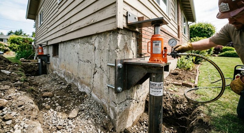 Foundation Lifting in Pontiac, MI