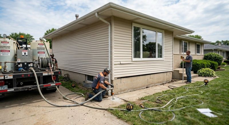 Foundation Lifting in Richmond, MI