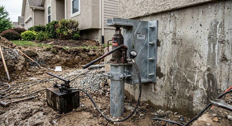 Foundation Pier Leveling in Oxford, MI