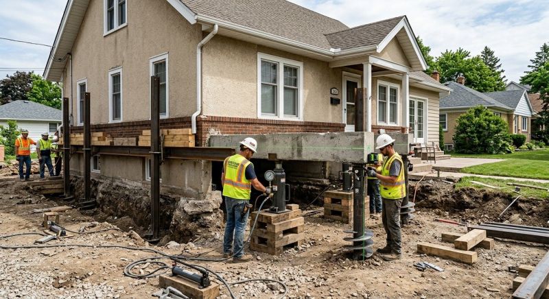 Foundation Releveling in Oxford, MI