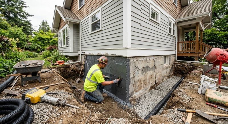 Foundation Renovation in Oxford, MI