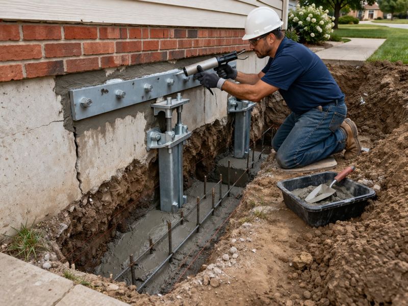 Foundation Repair in Clarkston, MI
