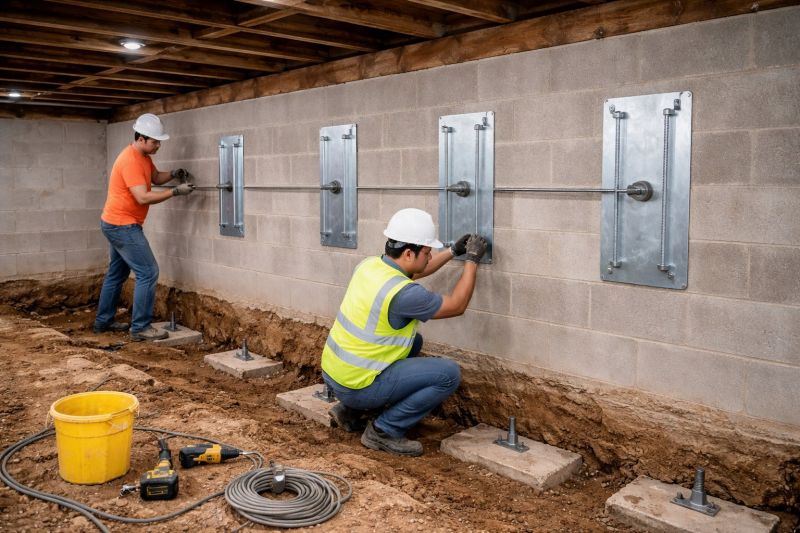 Foundation Stabilizing in Oxford, MI