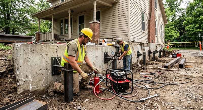 Foundation Stabilizing in Milford, MI