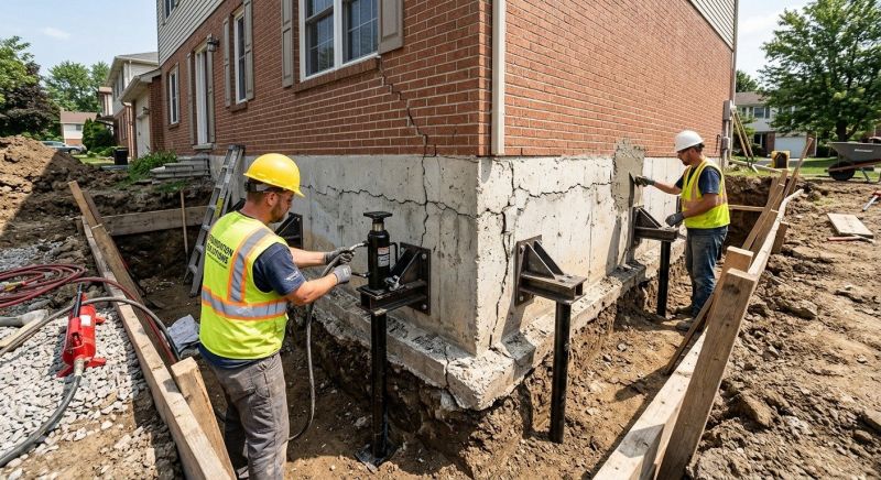 Foundation Structural Repair in Washington, MI
