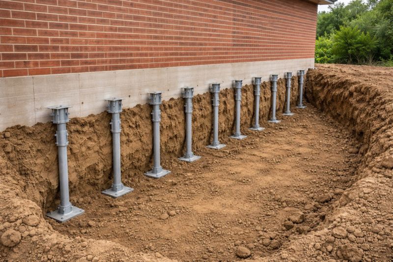 Helical Piers Installation in Oxford, MI
