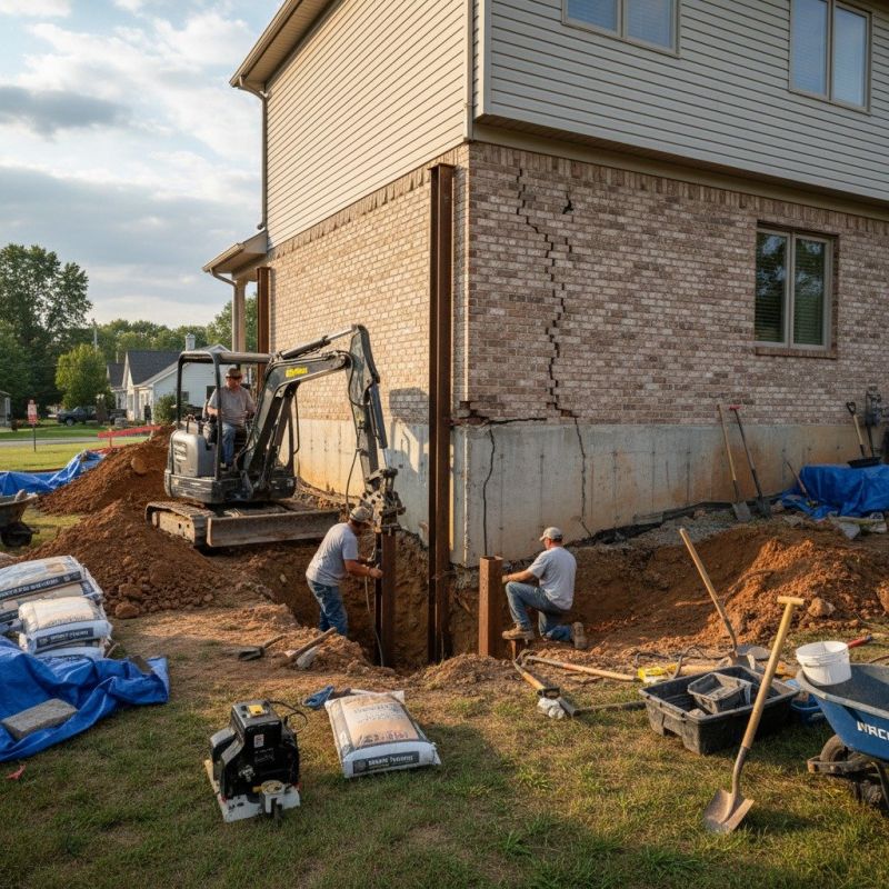 Home Foundation Repair in Davisburg, MI