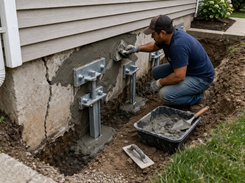 House Foundation Repair in Berkley, MI