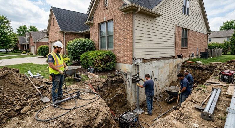 House Foundation Repair in Clarkston, MI