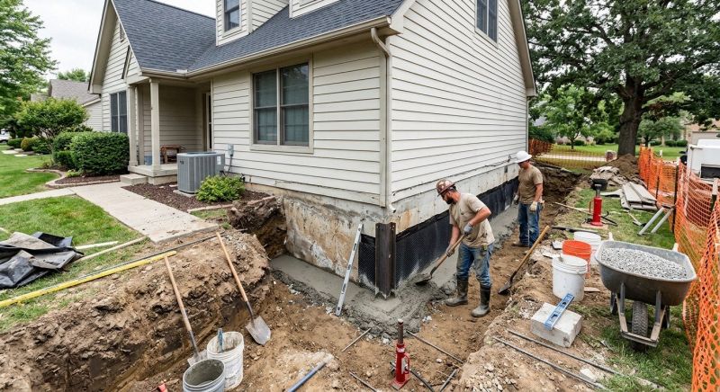 House Foundation Repair in Imlay City, MI