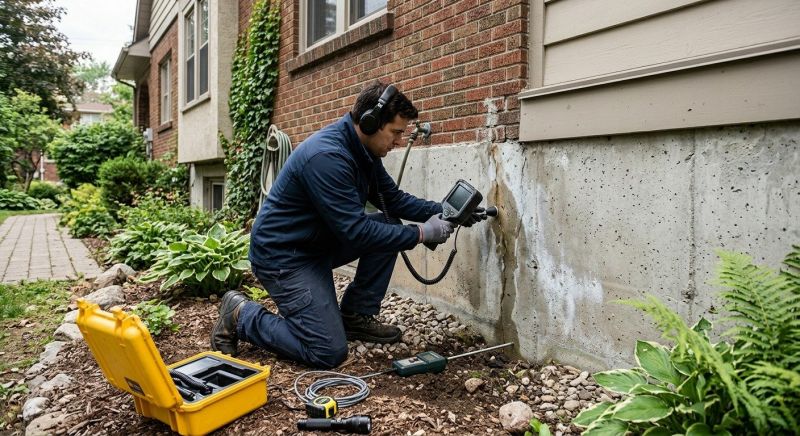 Leaking Foundation Repair in Oxford, MI
