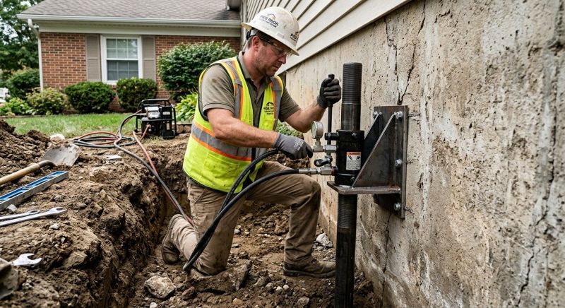 Settling Foundation Service in Walled Lake, MI
