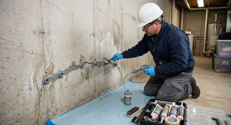 Structural Crack Repair in Oxford, MI