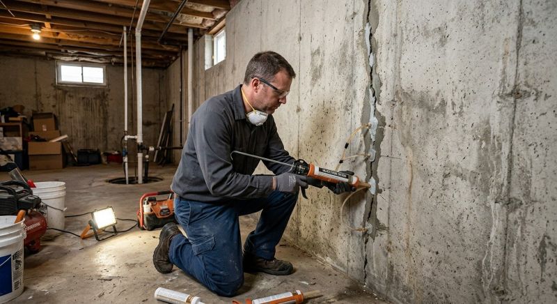 Structural Crack Repair in Oxford, MI