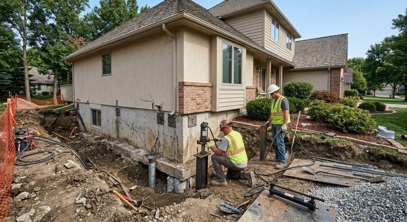 Structural Foundation Repair in Oxford, MI