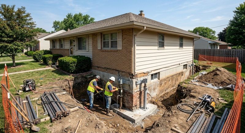 Structural Foundation Repair in Metamora, MI