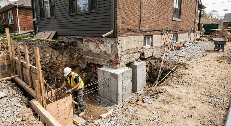 Structural Underpinning in Oxford, MI